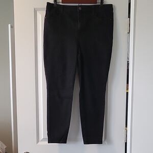 Talbots Black Denim Jean Jeggings
